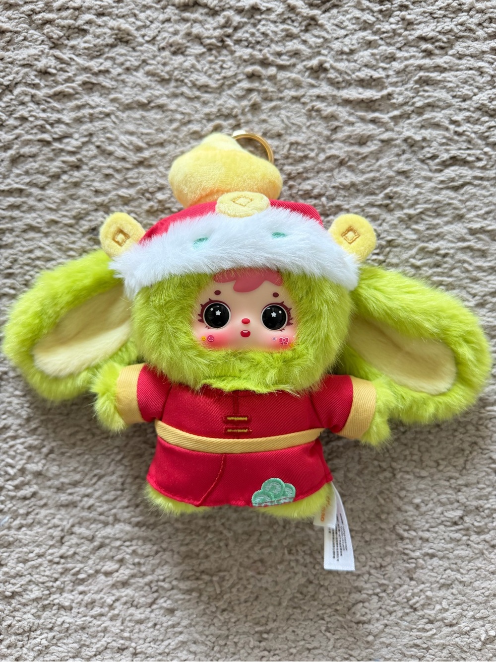 Samuel Year of the Horse Fortune Plush Keychain- rotatable eyes